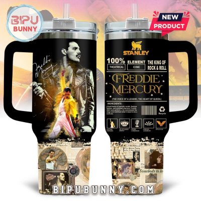 Premium Freddie Mercury Stanley Tumbler Cup Premium Freddie Mercury Stanley Tumbler Cup