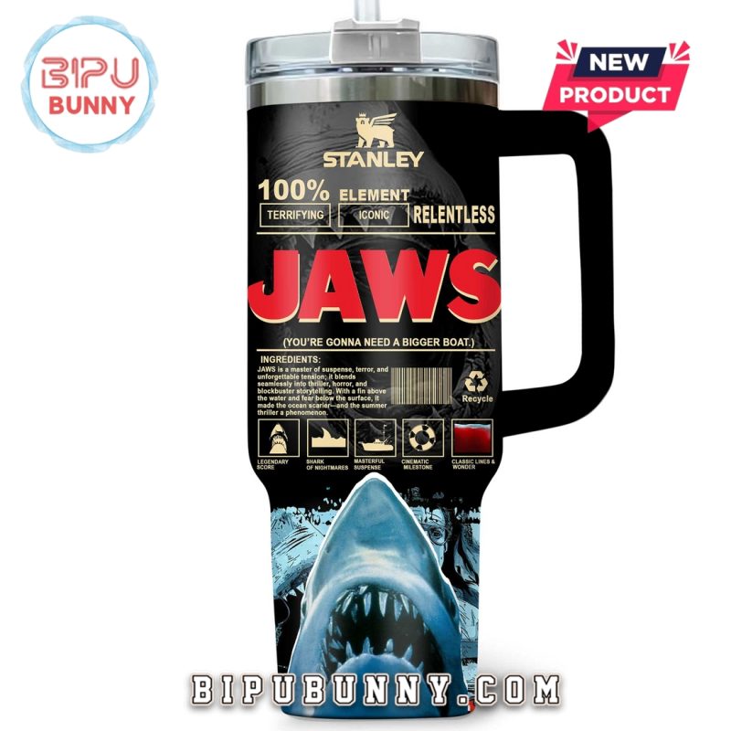 Premium Jaws Stanley Tumbler Cup