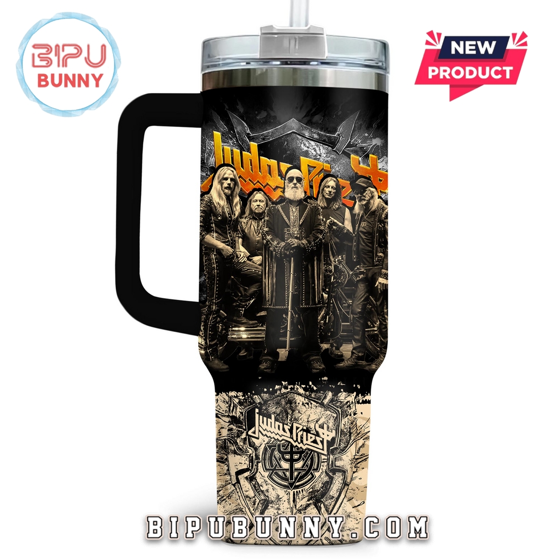 Premium Judas Priest Band Stanley Tumbler Cup Premium Judas Priest Band Stanley Tumbler Cup