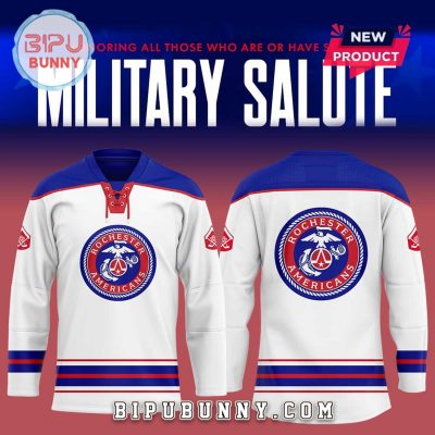 Rochester Americans 2025 Military Salute Hockey Jersey