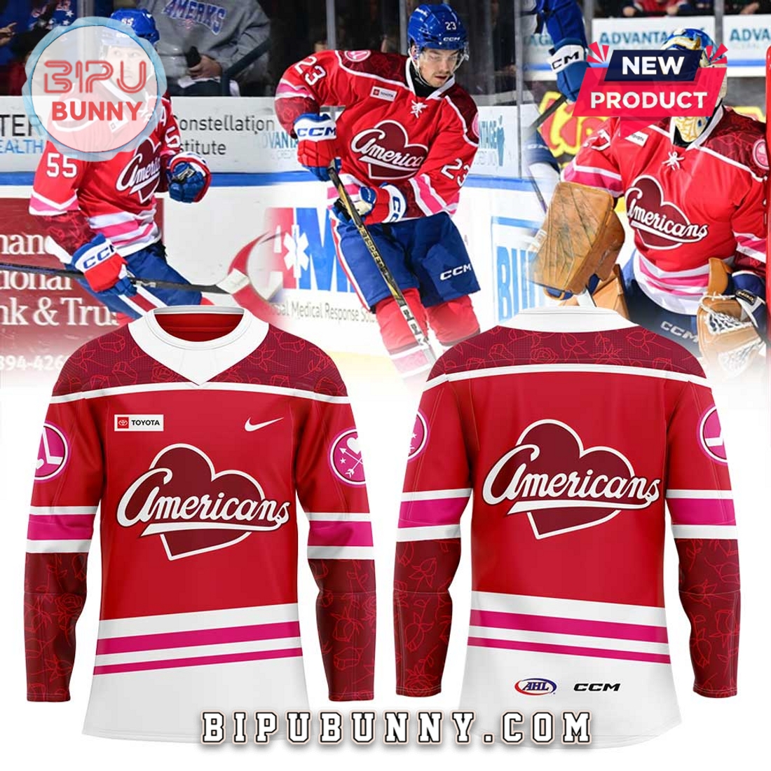 Rochester Americans Threads Hockey Jersey Rochester Americans Threads Hockey Jersey