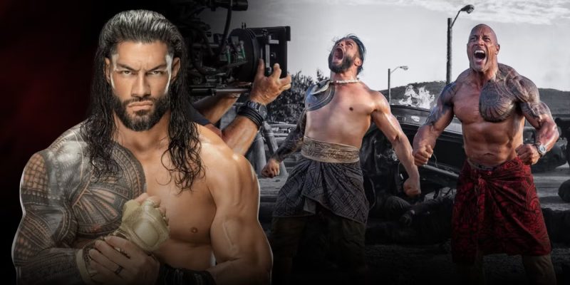 Roman Reigns at WWE event, preparing for Hollywood transition