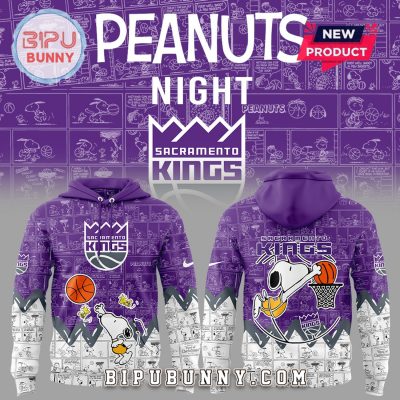 Sacramento Kings 75th Anniversary Peanuts Hoodie