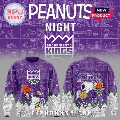 Sacramento Kings 75th Anniversary Peanuts Hoodie