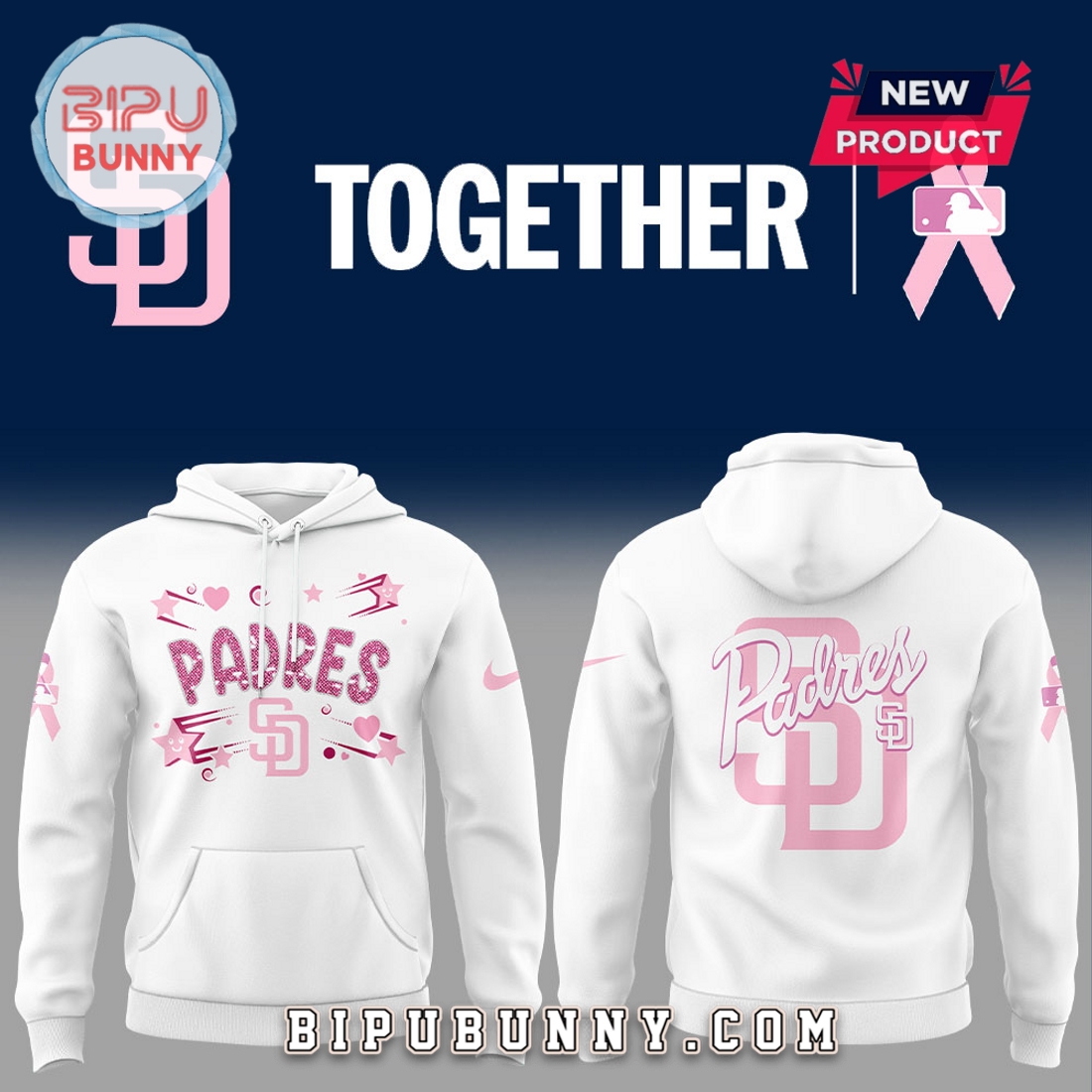 San Diego Padres Cancer Awareness Month Hoodie And Pants San Diego Padres Cancer Awareness Month Hoodie And Pants