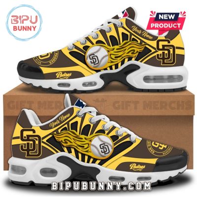 San Diego Padres Customized Air Max Plus Sneakers