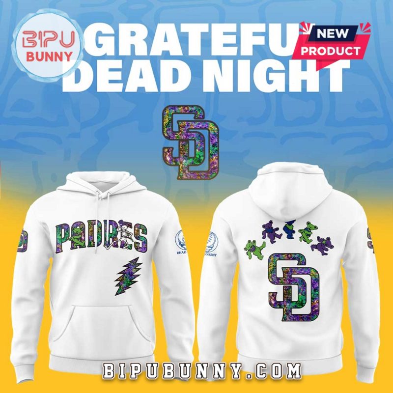 San Diego Padres Grateful Dead Night Hoodie And Pants