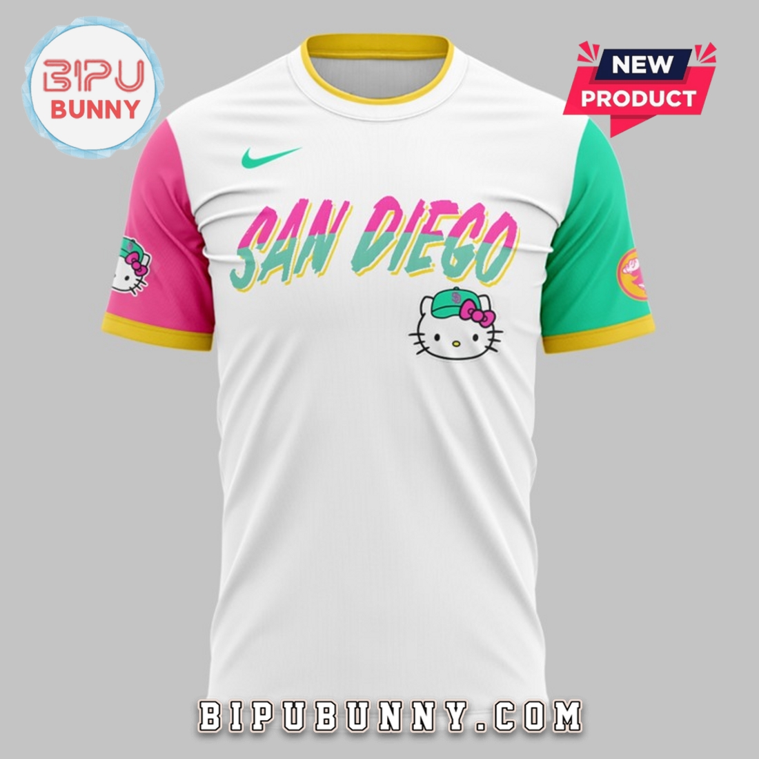 San Diego Padres MLB Hello Kitty Night Hoodie San Diego Padres MLB Hello Kitty Night Hoodie