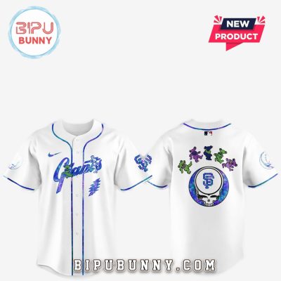 San Francisco Giants 2025 Grateful Dead Night Baseball Jersey