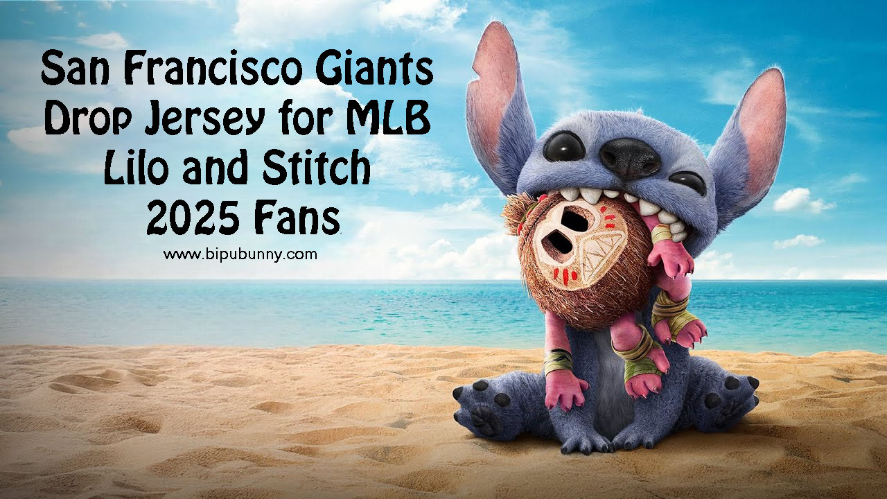 San Francisco Giants MLB x Lilo and Stitch Baseball Jersey – Limited Edition 2025