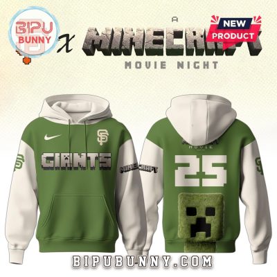San Francisco Giants MLB x Minecraft Movie Night Hoodie And Pants