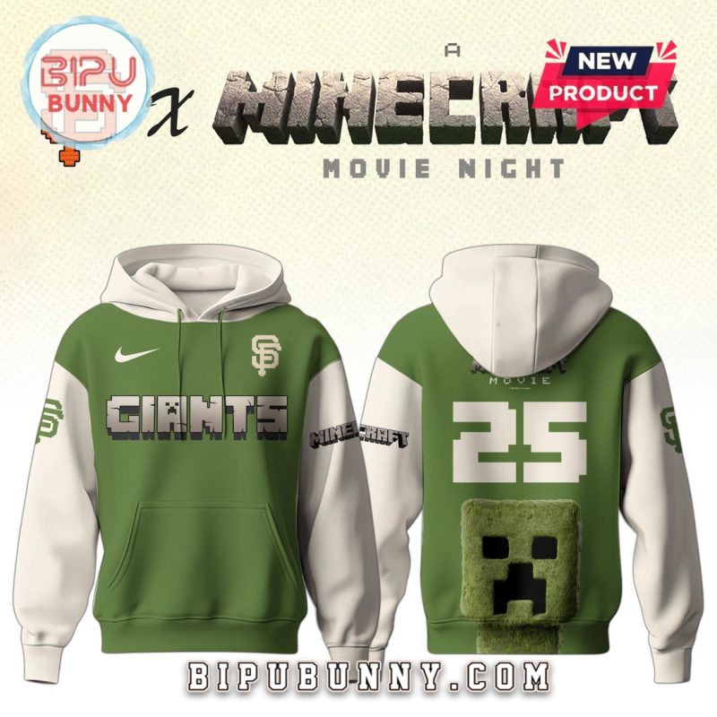 San Francisco Giants MLB x Minecraft Movie Night Hoodie And Pants
