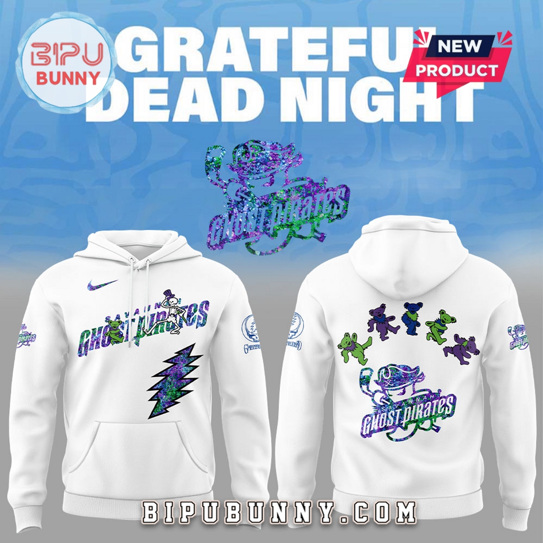 Savannah Ghost Pirates Grateful Dead Night Hoodie And Pants Savannah Ghost Pirates Grateful Dead Night Hoodie And Pants