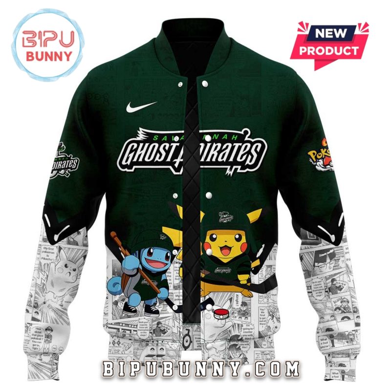 Savannah Ghost Pirates x Pokémon 2025 Baseball Jacket