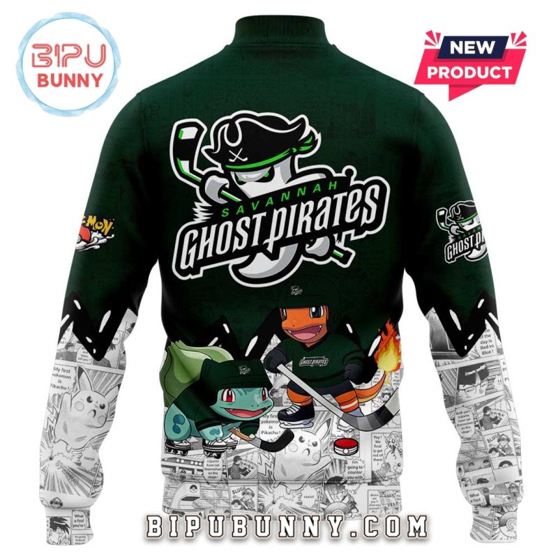 Savannah Ghost Pirates x Pokémon 2025 Baseball Jacket