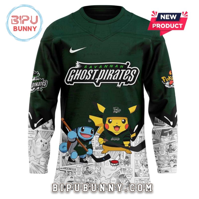 Savannah Ghost Pirates x Pokémon 2025 Hockey Jersey