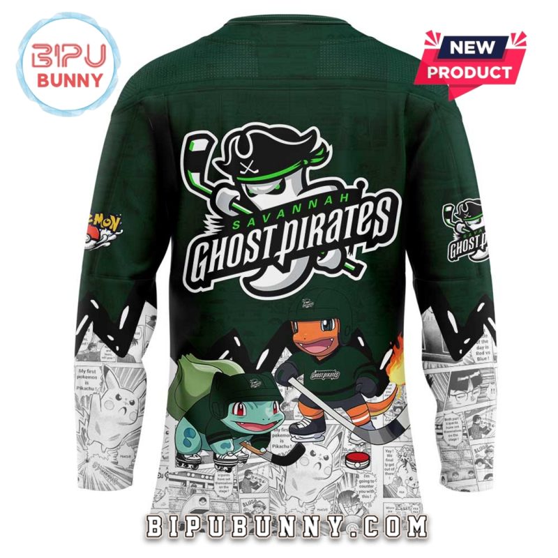 Savannah Ghost Pirates x Pokémon 2025 Hockey Jersey