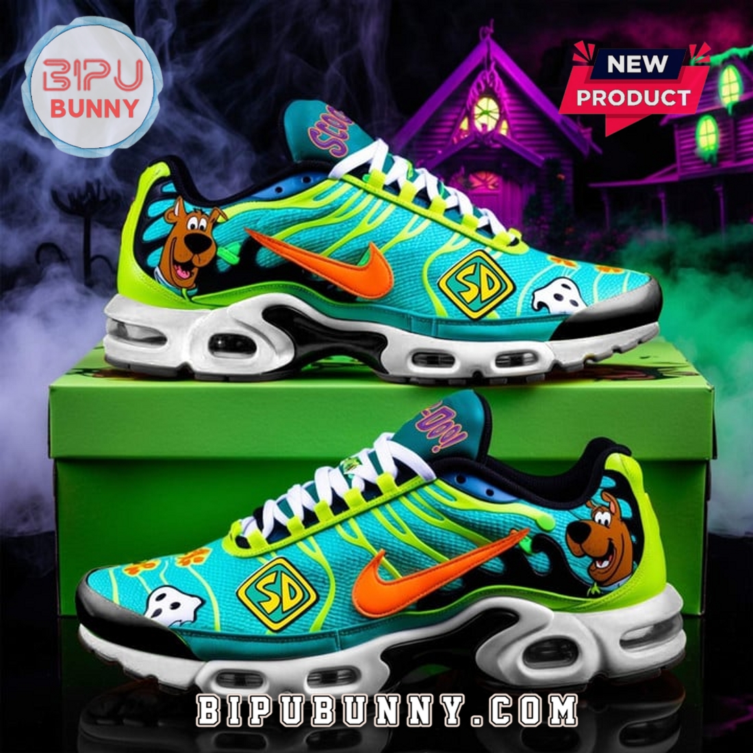 Scooby-Doo Characters Air Max Plus Sneakers Scooby-Doo Characters Air Max Plus Sneakers