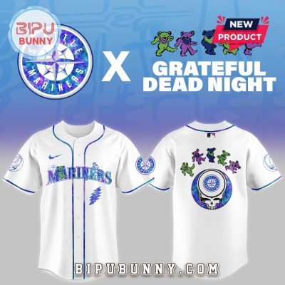 Seattle Mariners 2025 Grateful Dead Night Baseball Jersey