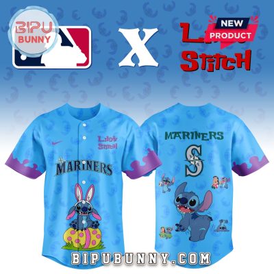 Seattle Mariners MLB x Lilo and Stitch Baseball Jersey