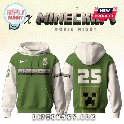 Seattle Mariners MLB x Minecraft Movie Night Hoodie And Pants