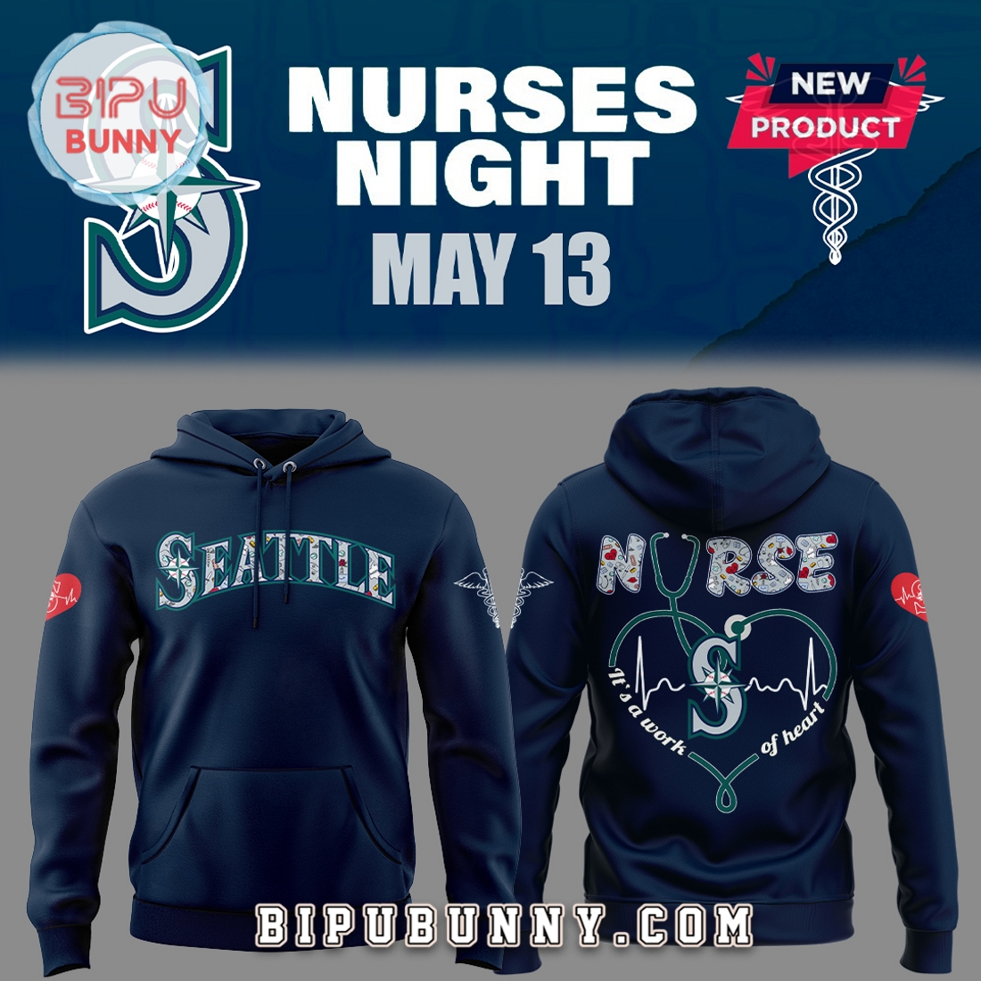 Seattle Mariners Nurses Appreciation 2025 Hoodie And Pants Seattle Mariners Nurses Appreciation 2025 Hoodie And Pants
