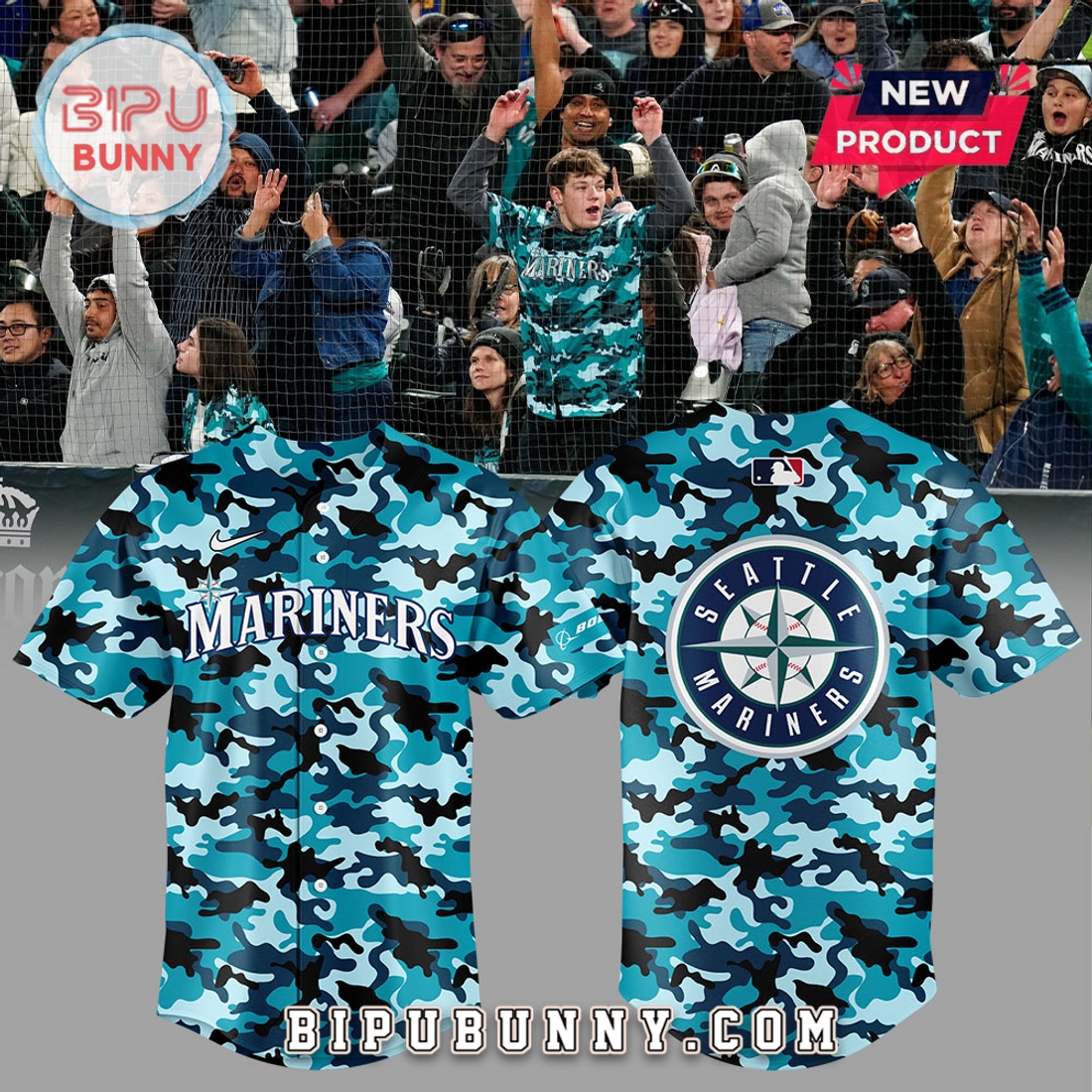 Seattle Mariners Salute to Armed Forces Night Baseball Jersey Seattle Mariners Salute to Armed Forces Night Baseball Jersey