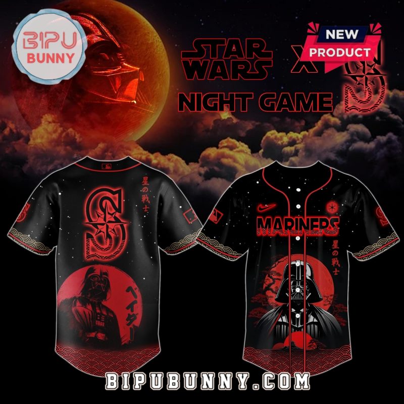 Seattle Mariners x Star Wars Night Game Baseball Jersey