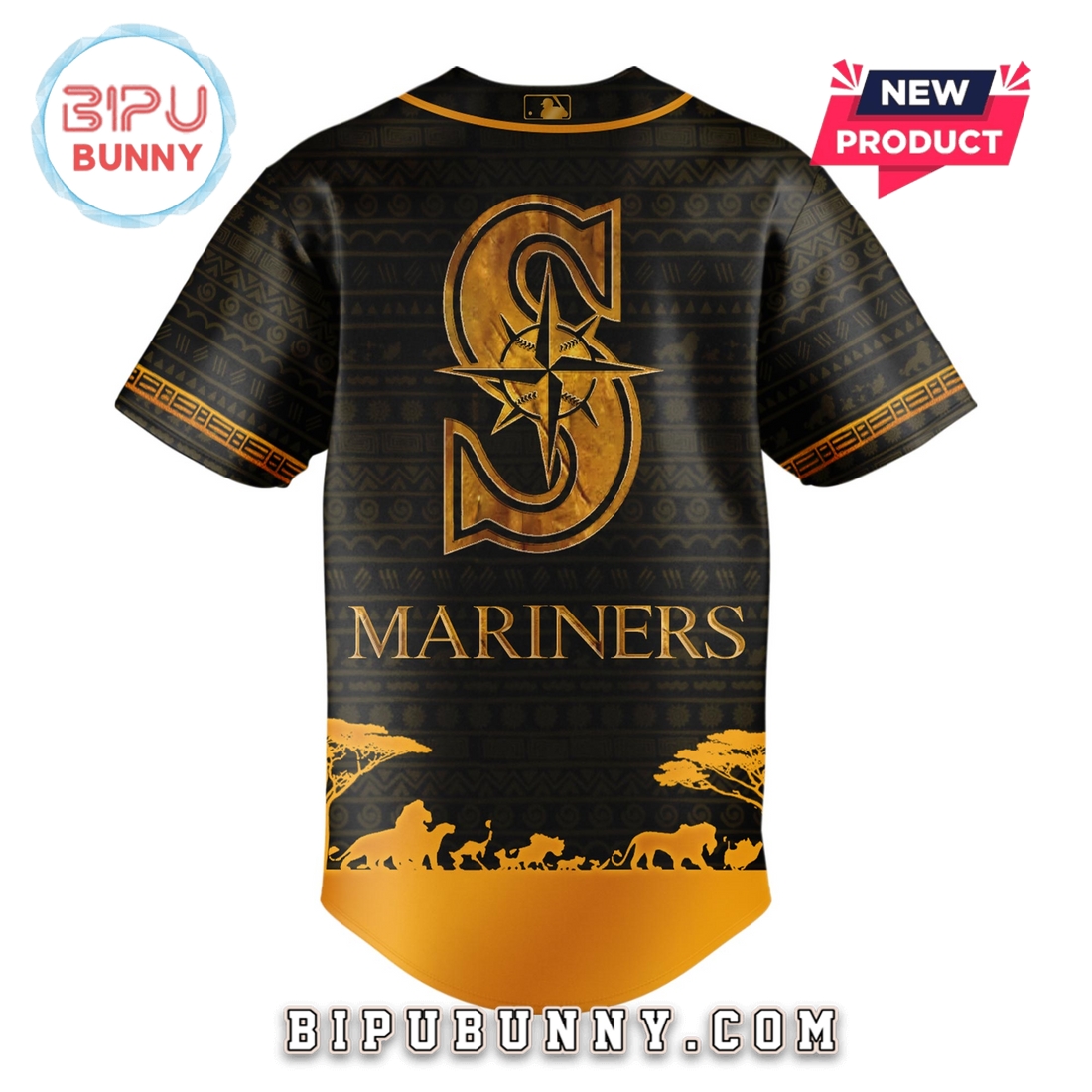 Seattle Mariners x The Lion King Exclusive Baseball Jersey Seattle Mariners x The Lion King Exclusive Baseball Jersey