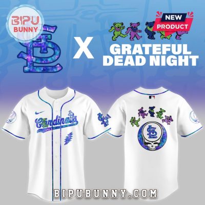St.Louis Cardinals 2025 Grateful Dead Night Baseball Jersey