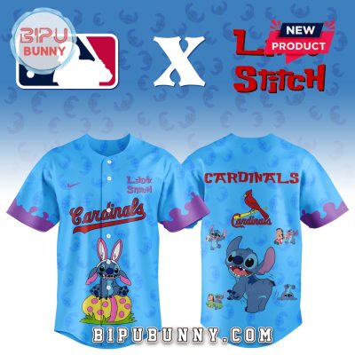 St. Louis Cardinals MLB x Lilo and Stitch Baseball Jersey