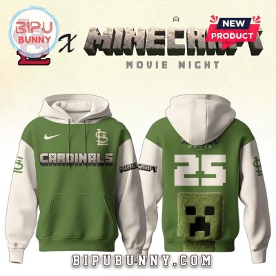 St.Louis Cardinals MLB x Minecraft Movie Night Hoodie And Pants
