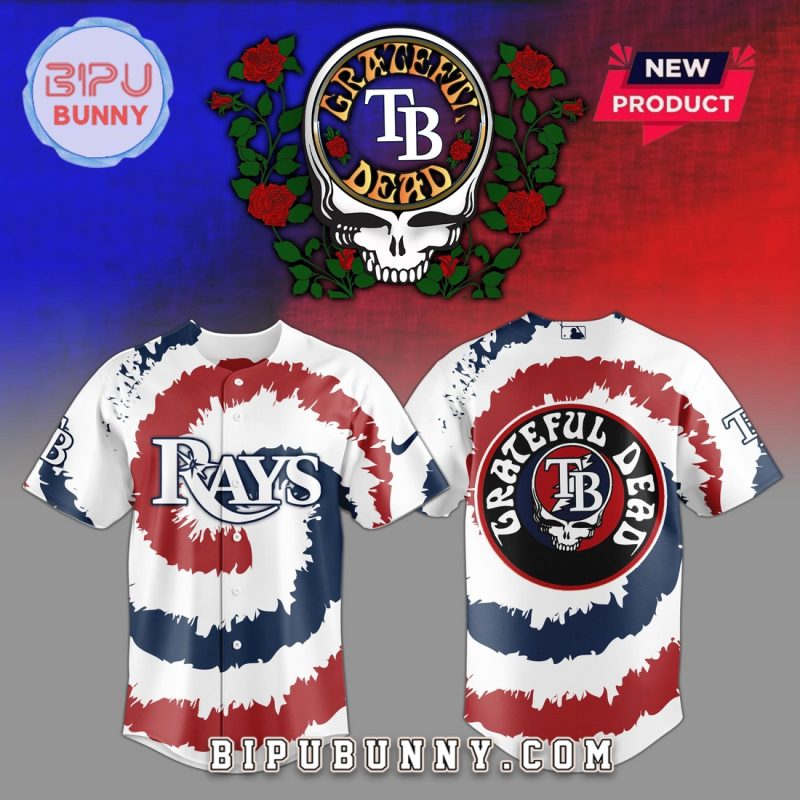 Tampa Bay Rays MLB x Grateful Dead Baseball Jersey