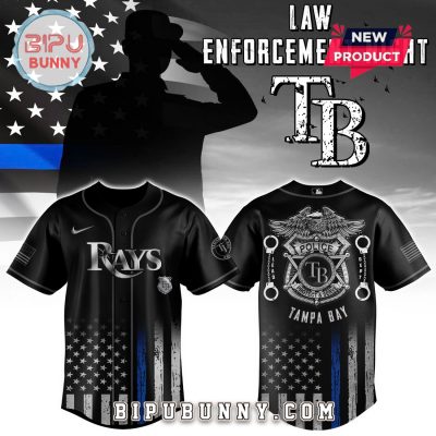 Tampa Bay Rays MLB x Law Enforcement Night Baseball Jersey
