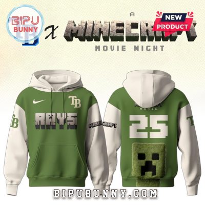 Tampa Bay Rays MLB x Minecraft Movie Night Hoodie And Pants