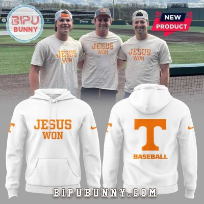 Tennessee Volunteers Jesus Won White Hoodie