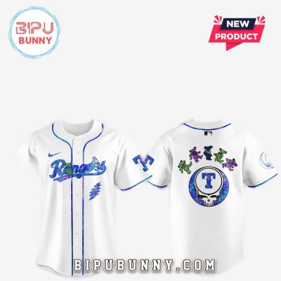 Texas Rangers 2025 Grateful Dead Night Baseball Jersey