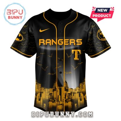 Texas Rangers MLB x Batman Game Night Baseball Jersey