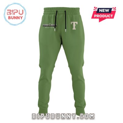 Texas Rangers MLB x Minecraft Movie Night Hoodie And Pants