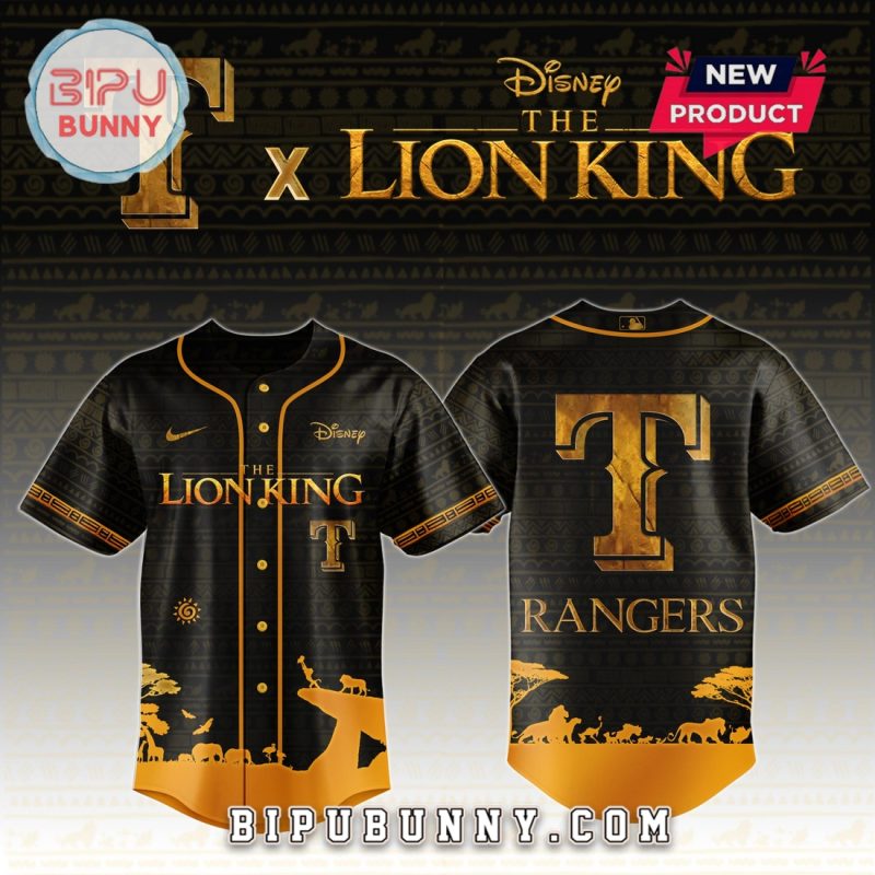 Texas Rangers x The Lion King Exclusive Baseball Jersey