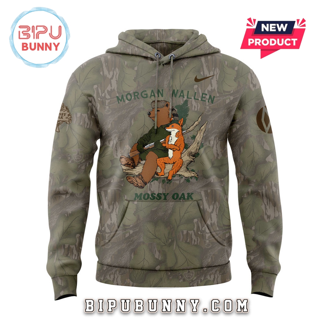 The Mossy Oak x Morgan Wallen Camo Hoodie The Mossy Oak x Morgan Wallen Camo Hoodie