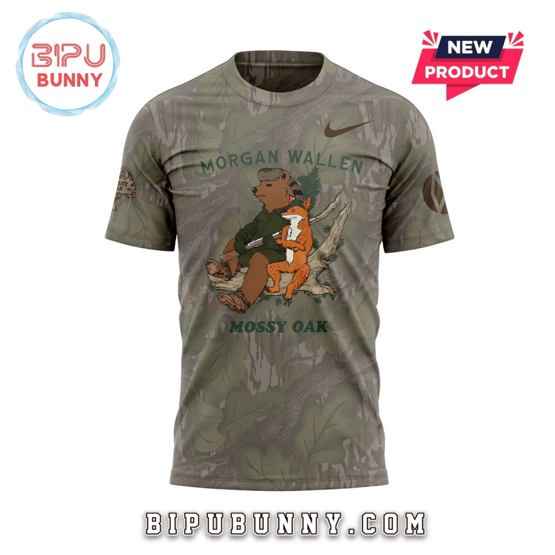 The Mossy Oak x Morgan Wallen Camo Hoodie The Mossy Oak x Morgan Wallen Camo Hoodie