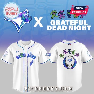 Toronto Blue Jays 2025 Grateful Dead Night Baseball Jersey