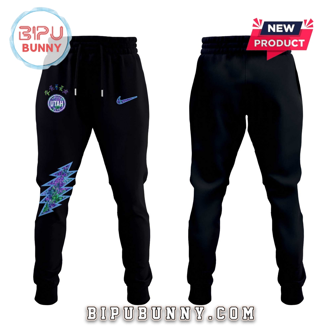 Utah Hockey Grateful Dead Night Hoodie And Pants Utah Hockey Grateful Dead Night Hoodie And Pants