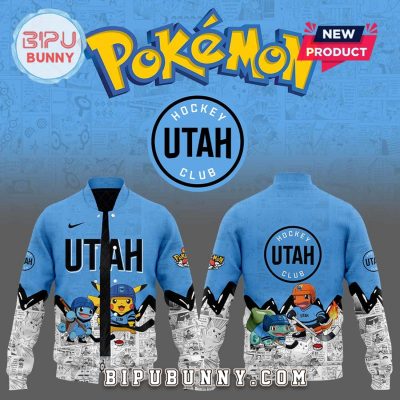 Utah Hockey x Pokémon 2025 Baseball Jacket