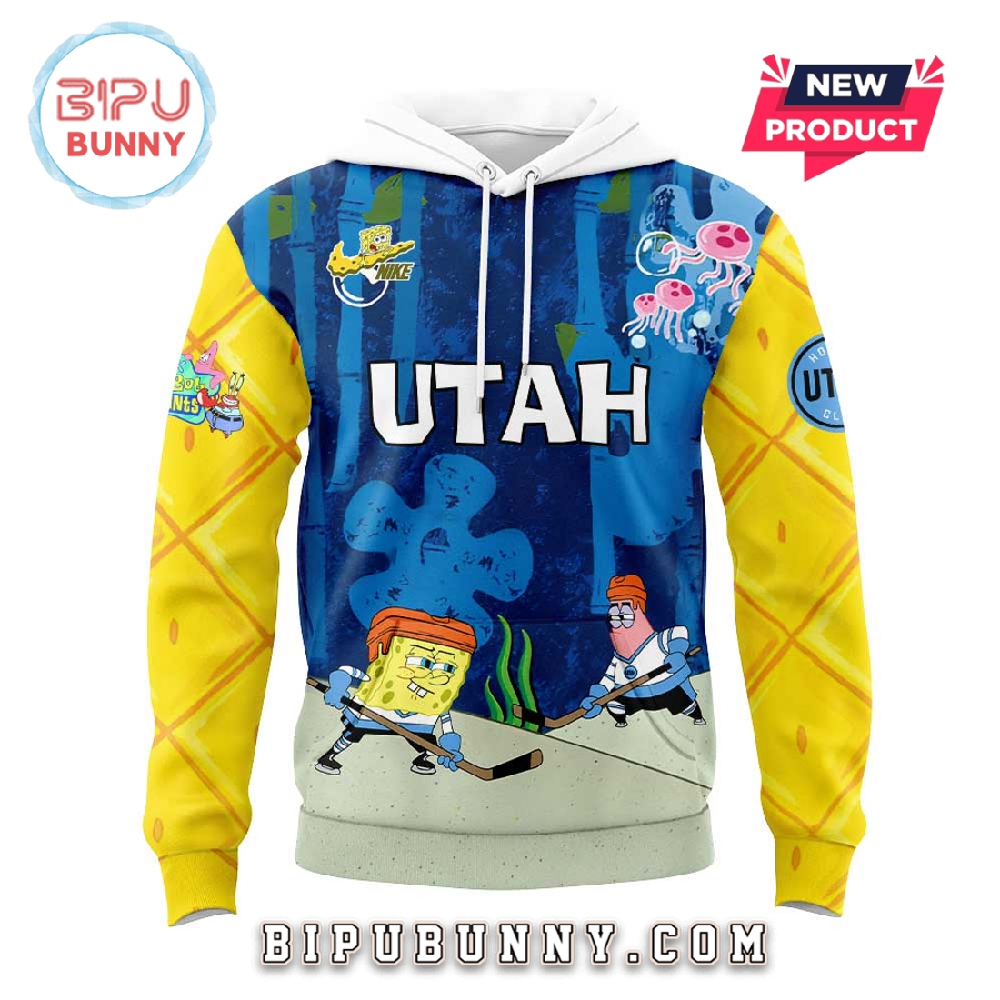 Utah x Spongebob Squarepants Hoodie And Pants Utah x Spongebob Squarepants Hoodie And Pants