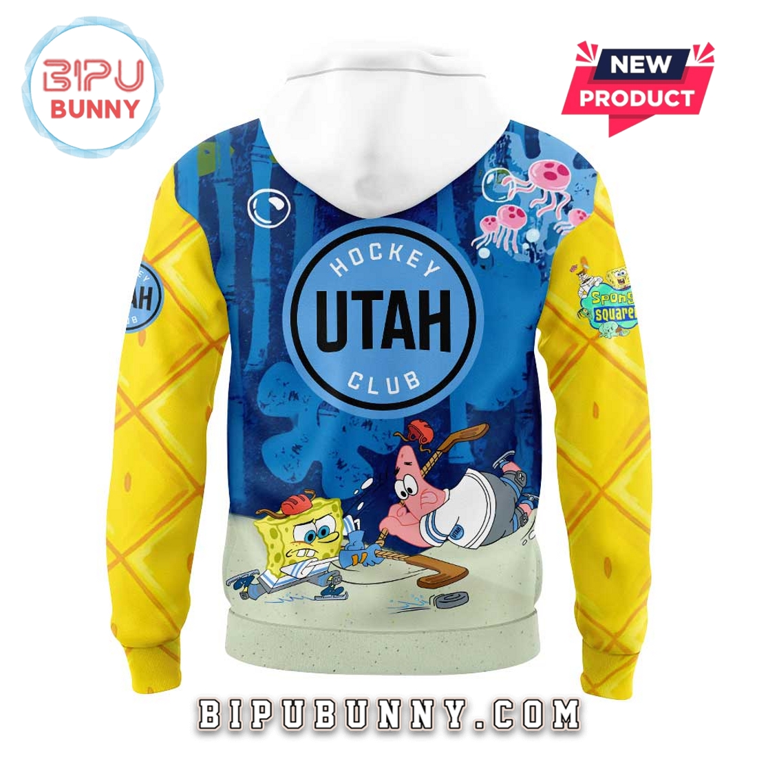 Utah x Spongebob Squarepants Hoodie And Pants Utah x Spongebob Squarepants Hoodie And Pants