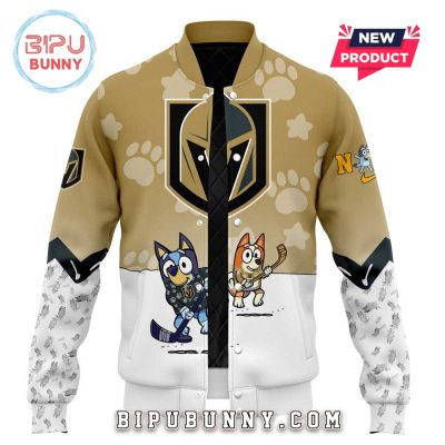 Vegas Golden Knights Bluey and Bingo 2025 Baseball Jacket