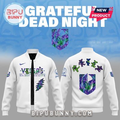 Vegas Golden Knights Grateful Dead Night Baseball Jacket