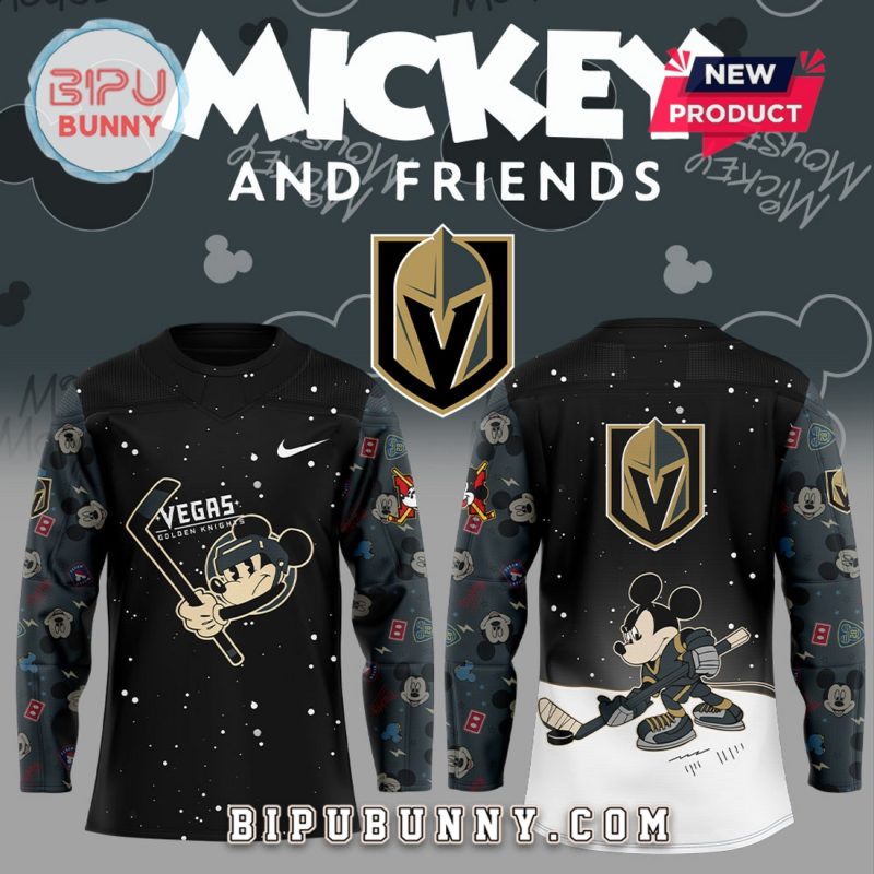 Vegas Golden Knights Mickey & Friends Hockey Jersey